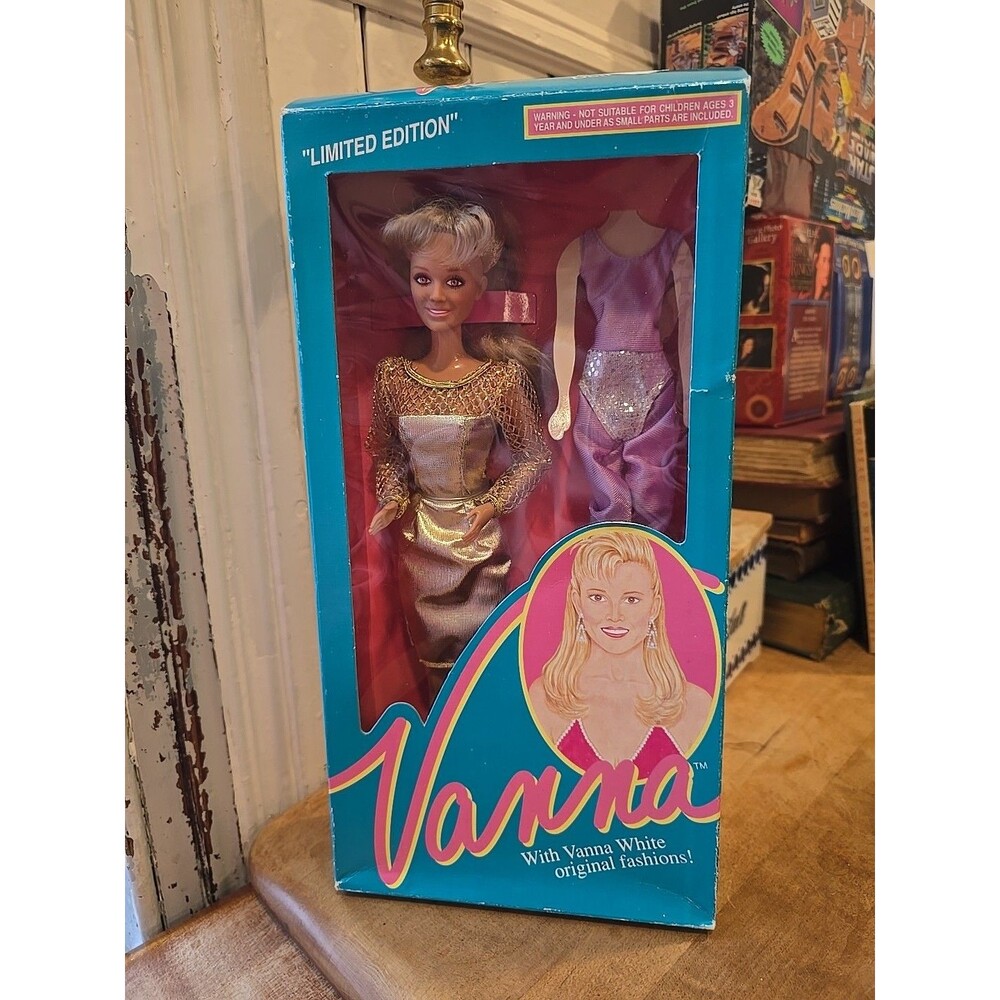 VANNA WHITE 12" FASHION DOLL 1990S WHEEL OF FORTUNE dolls Collectible Open Box